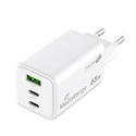 MediaRange MRMA116-2 chargeur d'appareils mobiles Smartphone, Tablette Blanc Secteur Charge rapide Intérieure