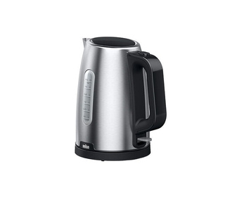 Braun WK 1500 bouilloire 1,7 L 2200 W Noir, Acier inoxydable