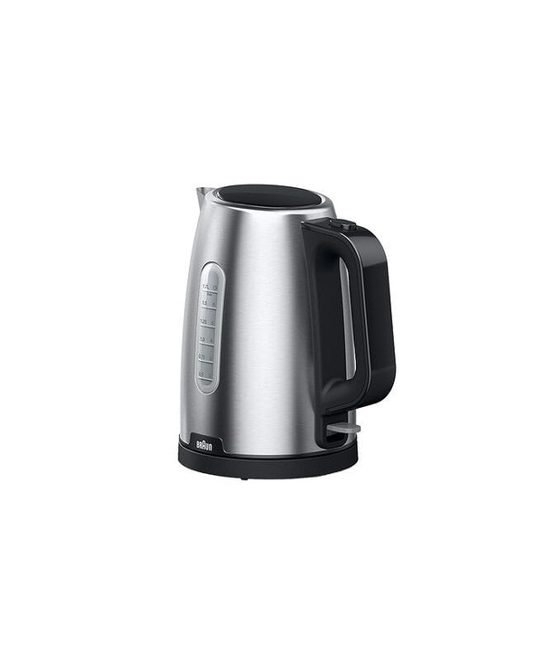 Braun WK 1500 bouilloire 1,7 L 2200 W Noir, Acier inoxydable