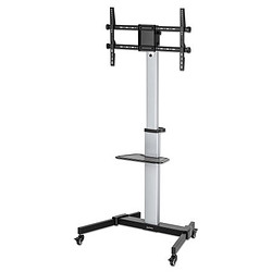 Manhattan 462327 support pour téléviseur 2,18 m (86") Noir, Argent