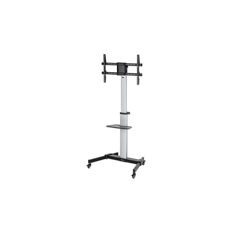 Manhattan 462327 support pour téléviseur 2,18 m (86") Noir, Argent