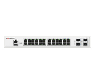 Fortinet FS-124F commutateur réseau Géré L2 Gigabit Ethernet (10/100/1000) 1U Blanc