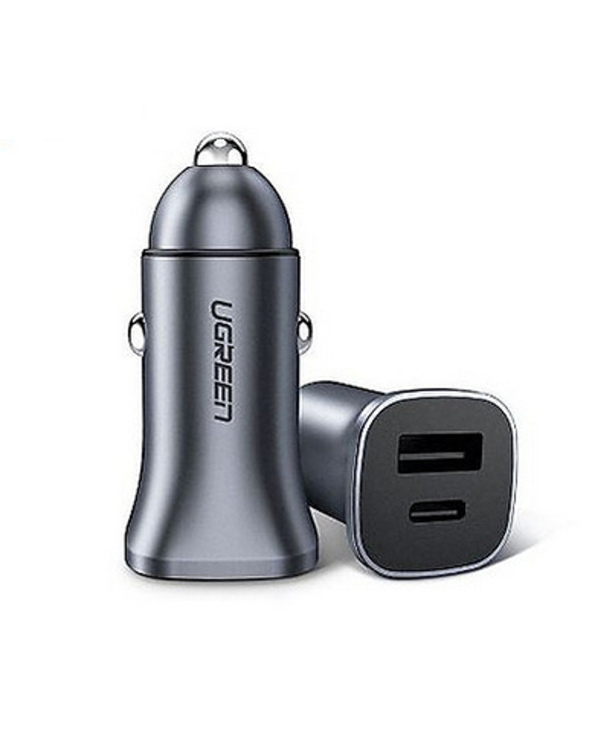 Ugreen 30780 chargeur d'appareils mobiles Universel Noir Allume-cigare Charge rapide Auto