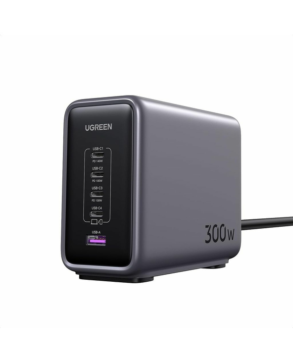 Ugreen 90903B chargeur d'appareils mobiles Universel Noir, Gris Secteur Charge rapide Intérieure