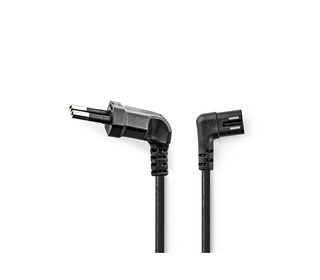 Nedis PCGB11055BK20 câble électrique Noir 2 m CEE7/16 IEC C7