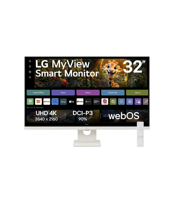 LG 32SR73U-W 31.5" LCD 4K Ultra HD 5 ms Blanc