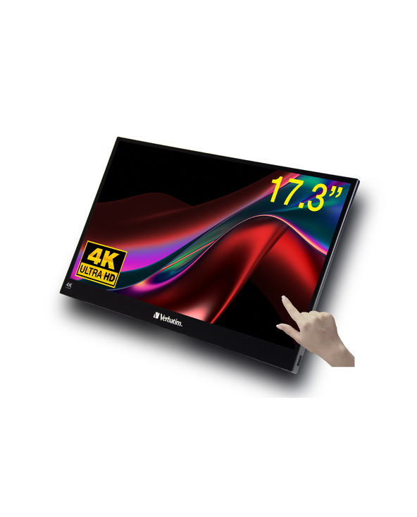 Verbatim 32239 17.3" LCD 4K Ultra HD 6 ms Noir
