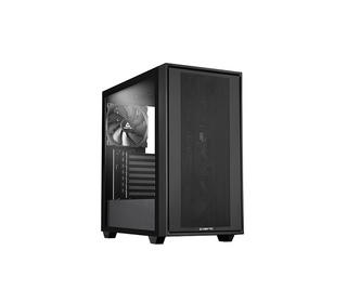 Chieftec Midi Tower GS-03B-BLK-OP, Schwarz Noir
