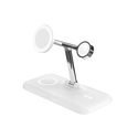 HYPER HJ3004WHGL chargeur d'appareils mobiles Écouteurs, Smartphone, Smartwatch Argent, Blanc CC, USB Recharge sans fil Charge r