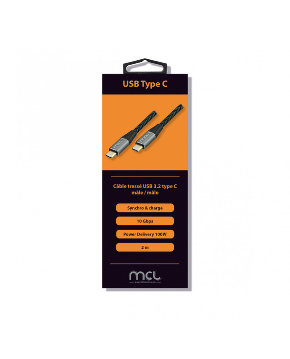 MCL MC1C99A03C1052Z câble USB USB 3.2 Gen 2 (3.1 Gen 2) 2 m USB C Gris