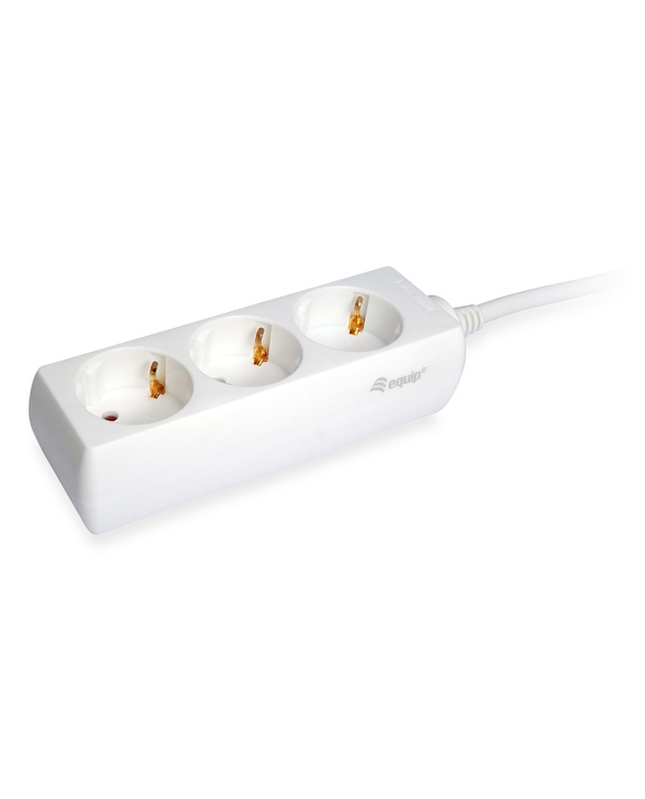 Equip 245550 multiprise 1,5 m 3 sortie(s) CA Intérieure Blanc