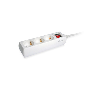 Equip 245551 multiprise 1,5 m 3 sortie(s) CA Intérieure Blanc