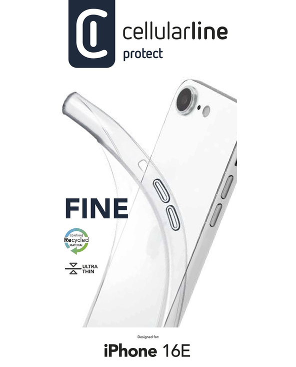 Cellularline 8018080492587 coque de protection pour téléphones portables 15,5 cm (6.1") Housse Transparent