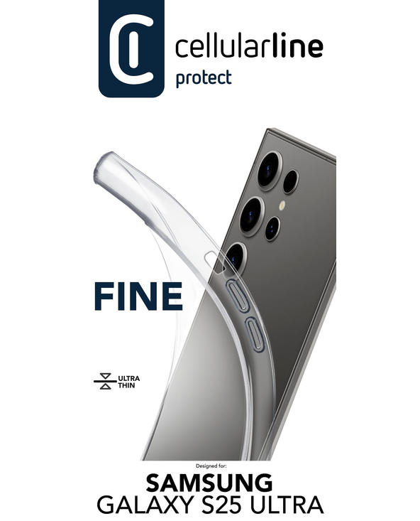 Cellularline 8018080491498 coque de protection pour téléphones portables 17,3 cm (6.8") Housse Transparent