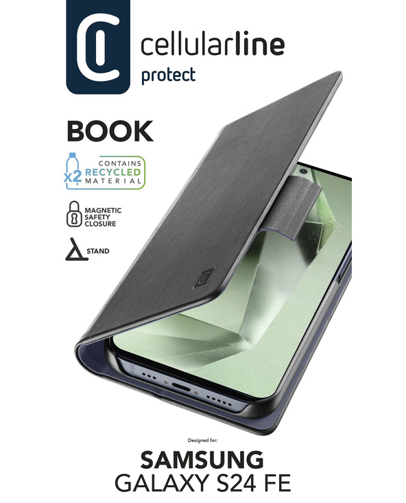 Cellularline 8018080487941 coque de protection pour téléphones portables 17 cm (6.7") Étui avec portefeuille Noir