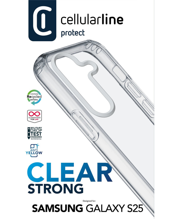 Cellularline 8018080491344 coque de protection pour téléphones portables 16,1 cm (6.36") Housse Transparent
