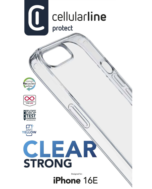 Cellularline 8018080492570 coque de protection pour téléphones portables 15,4 cm (6.06") Housse Transparent