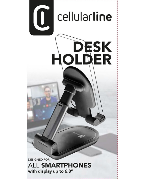 Cellularline Desk Holder - Universal for Smartphones and Tablets
