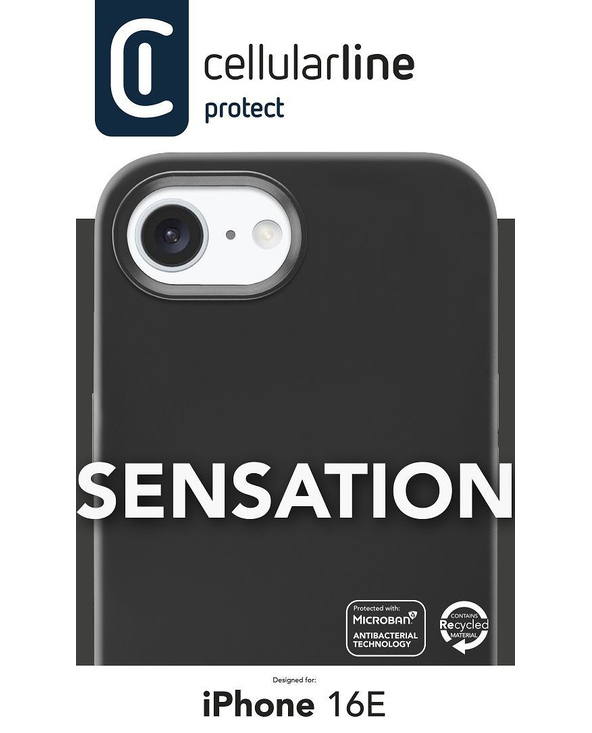 Cellularline 8018080492624 coque de protection pour téléphones portables 15,4 cm (6.06") Housse Noir