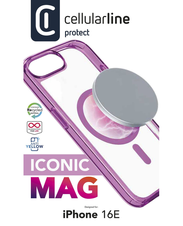 Cellularline 8018080492617 coque de protection pour téléphones portables 15,5 cm (6.1") Housse Rose