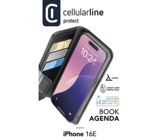 Cellularline 8018080492631 coque de protection pour téléphones portables 15,5 cm (6.1") Folio Noir