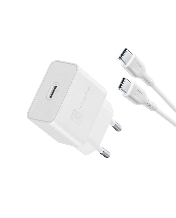 Cellularline Super Fast Charger Kit 25W - USB-C to USB-C - Samsung