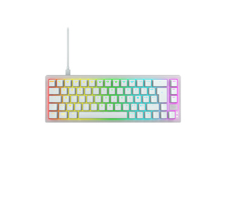 CHERRY K5V2 Compact clavier Jouer USB AZERTY Français Blanc