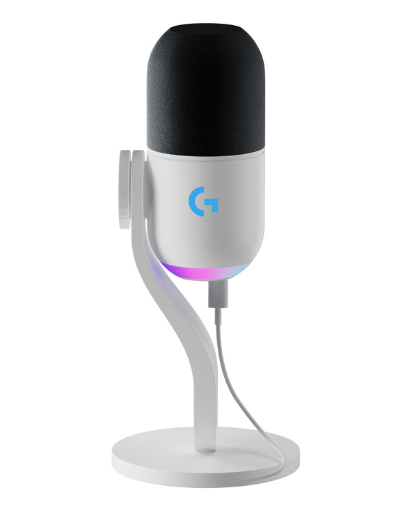 Logitech G Yeti GX Noir, Blanc Microphone de table