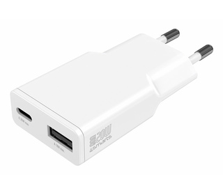 4smarts 541122 chargeur d'appareils mobiles Smartphone, Tablette Blanc Secteur Charge rapide Intérieure