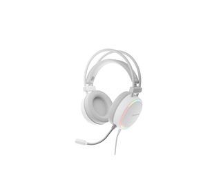 GENESIS Neon 613 Casque Avec fil Arceau Jouer USB Type-A Blanc