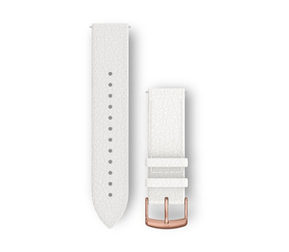 Garmin Quick Release Bande Blanc Cuir