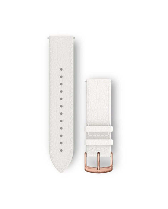 Garmin Quick Release Bande Blanc Cuir