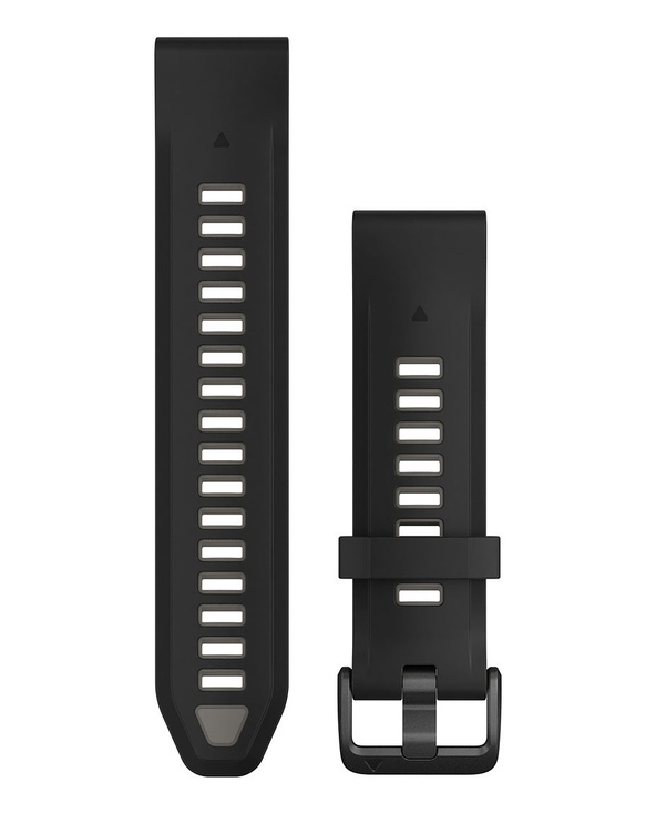 Garmin Quickfit Bande Noir, Gris Silicone