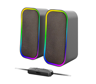 SPEEDLINK TOKEN RGB Noir Avec fil &sans fil 6 W