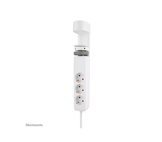 Neomounts DS22-840WH6 Multiprise de bureau avec pince et ports USB-C et USB-A - charge rapide