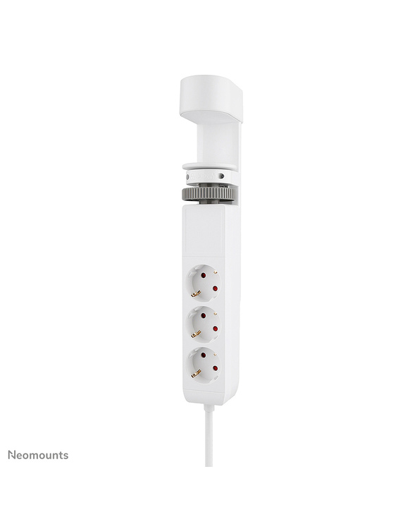 Neomounts DS22-840WH6 Multiprise de bureau avec pince et ports USB-C et USB-A - charge rapide