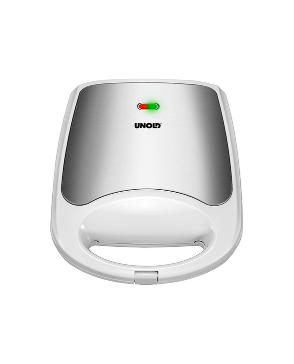Unold 48480 gaufrier et appareil à croque-monsieur 1100 W Acier inoxydable, Blanc