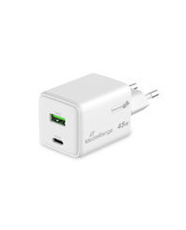 MediaRange MRMA113-2 chargeur d'appareils mobiles Smartphone, Tablette Blanc Secteur Charge rapide Intérieure