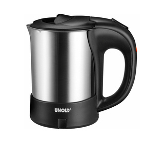 Unold 18575 bouilloire 0,5 L 1000 W Noir, Acier inoxydable