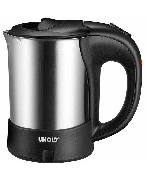 Unold 18575 bouilloire 0,5 L 1000 W Noir, Acier inoxydable