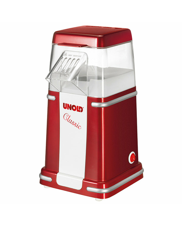 Unold Classic machine à popcorn Rouge, Argent, Blanc 900 W