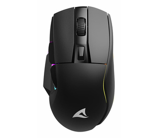 Sharkoon SGM50W souris Jouer Droitier RF Wireless + USB Type-A Optique 6400 DPI