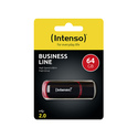 Intenso 64GB USB2.0 lecteur USB flash 64 Go USB Type-A 2.0 Noir, Rouge