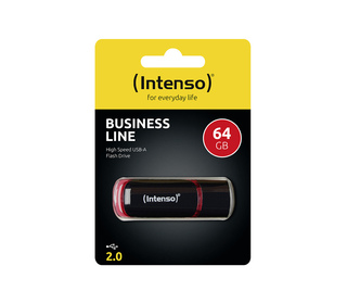 Intenso 64GB USB2.0 lecteur USB flash 64 Go USB Type-A 2.0 Noir, Rouge