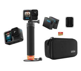 GoPro HERO13 Black Pack + Accessories caméra pour sports d'action 27,6 MP 5.3K Ultra HD CMOS 25,4 / 1,9 mm (1 / 1.9") Wifi 121 g