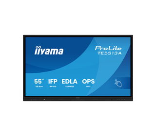 iiyama TE7513A-B1AG Écran d'affichage dynamique Écran plat interactif 190,5 cm (75") Wifi 450 cd/m² 4K Ultra HD Noir Écran tacti