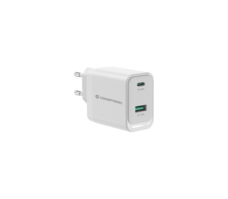 Conceptronic ALTHEA20W45 chargeur d'appareils mobiles Universel Blanc Secteur Charge rapide Intérieure