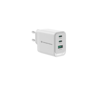 Conceptronic ALTHEA21W65 chargeur d'appareils mobiles Universel Blanc Secteur Charge rapide Intérieure