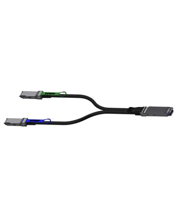 Nvidia MCP7Y60-H001 câble InfiniBand et à fibres optiques 1 m OSFP 2xQSFP56 Noir