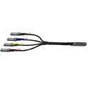 Nvidia MCP7Y70-H002 câble InfiniBand et à fibres optiques 2 m OSFP 4xQSFP56 Noir
